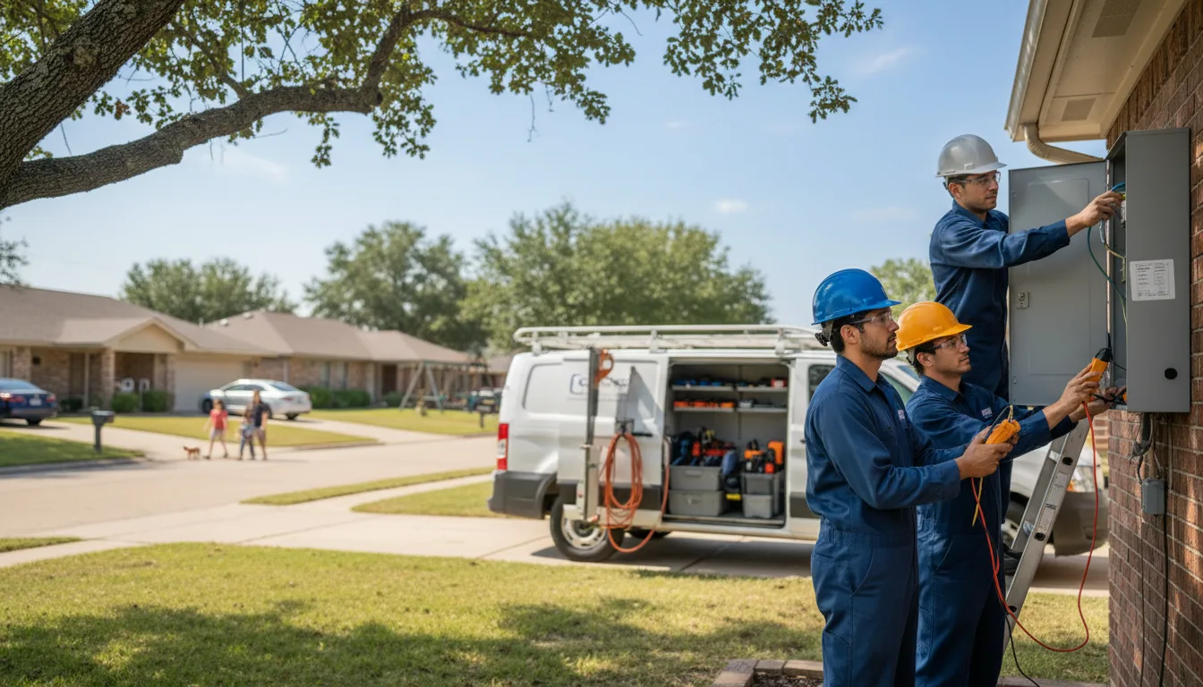 Certified electrician providing emergency electrical services in Garfield, AR